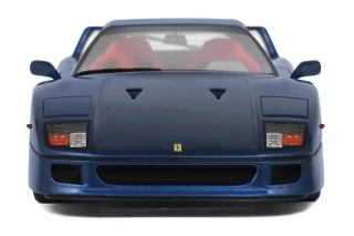 FERRARI F40 BLUE GT Spirit 1:18 Resinemodell (Türen, Motorhaube... nicht zu öffnen!)